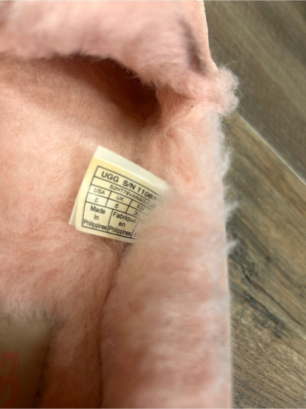 UGG Women's Pink cozy Slippers - Picture 3 of 3